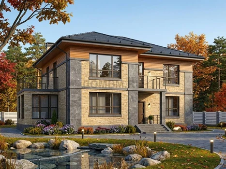 Проект дома "Блумингтон" — 258 м², 2 этажа