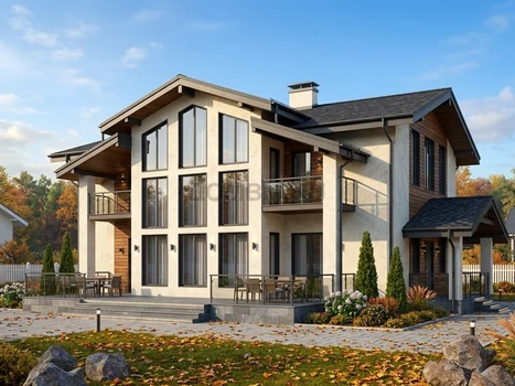 Проект дома "Чернигов" — 296 м², 2 этажа