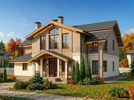 Проект дома "Чески" — 308 м², 2 этажа