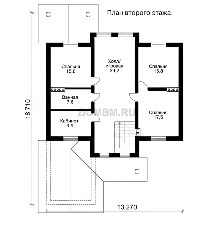 Проект дома «Чиангмай» — План 2 этажа