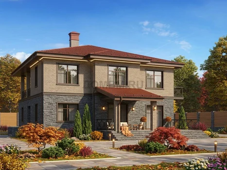 Проект дома "Ганновер" — 280 м², 2 этажа