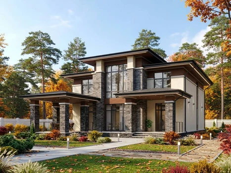 Проект дома "Иерусалим" — 246 м², 2 этажа