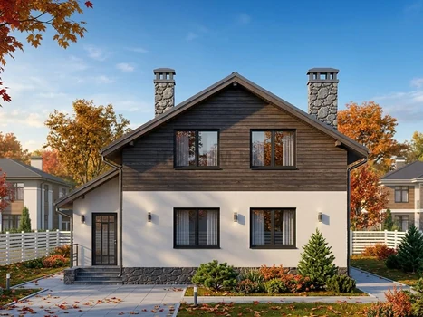 Проект дома "Исламабад" — 131 м², 2 этажа