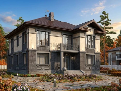 Проект дома "Кабул" — 257 м², 2 этажа