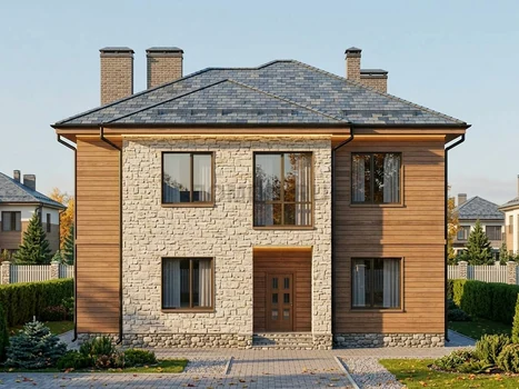 Проект дома "Кадис" — 243 м², 2 этажа
