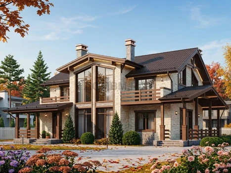 Проект дома "Канберра" — 202 м², 2 этажа