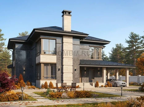 Проект дома "Кассель" — 271 м², 2 этажа