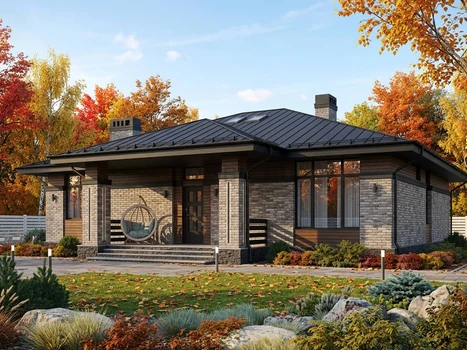 Проект дома "Керчь" — 188 м², 1 этаж