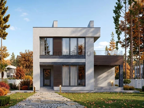 Проект дома "Лаваль" — 115 м², 2 этажа