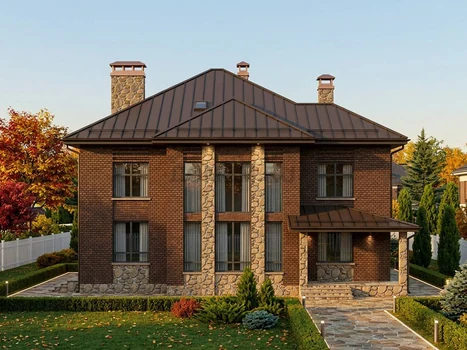 Проект дома "Махачкала" — 278 м², 2 этажа