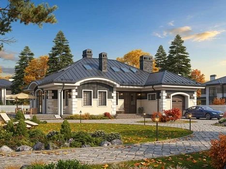 Проект дома "Макао" — 248 м², 1 этаж