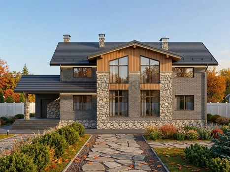 Проект дома "Менорка" — 249 м², 2 этажа