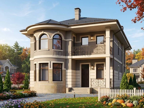 Проект дома "Морони" — 191 м², 2 этажа