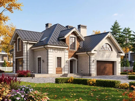 Проект дома "Мысор" — 243 м², 2 этажа