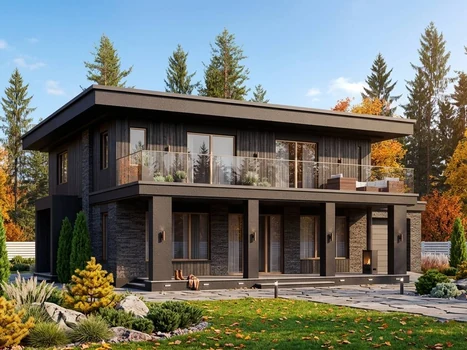 Проект дома "Острава" — 222 м², 2 этажа