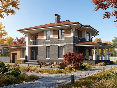 Проект дома "Саламанка" — 288 м², 2 этажа