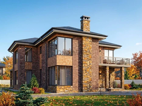Проект дома "Сан-Антонио" — 244 м², 2 этажа