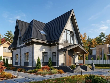 Проект дома "Сан-Луис" — 168 м², 2 этажа