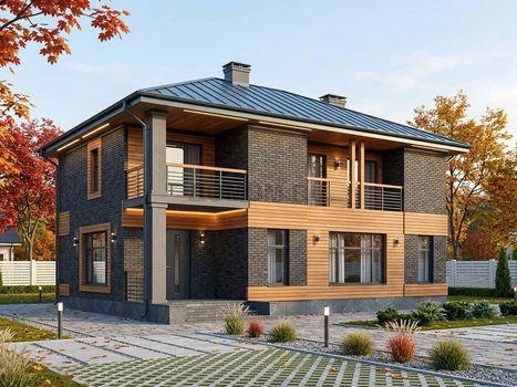 Проект дома "Сассари" — 167 м², 2 этажа