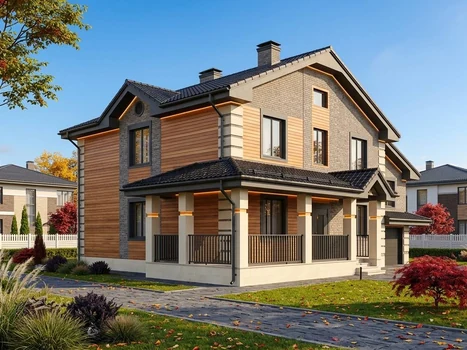 Проект дома "Савона" — 210 м², 2 этажа