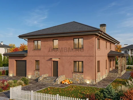 Проект дома "Труа" — 260 м², 2 этажа