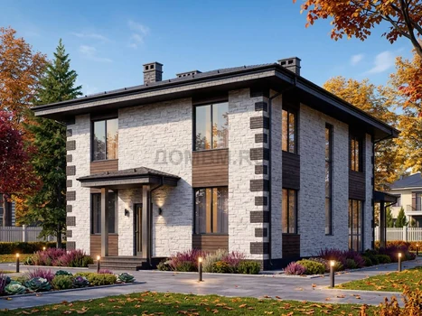 Проект дома "Венло" — 185 м², 2 этажа